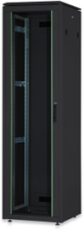 42 HE network cabinet, (H x W x D) 2053 x 600 x 800 mm, IP20, sheet steel, black, DN-19 42U-6/8-B-1