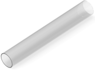 Heatshrink tubing, 2:1, (2.36/1.17 mm), polyvinylidene fluoride, transparent