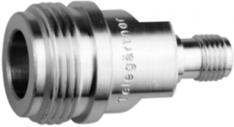 Coaxial adapter, 50 Ω, N socket to SMA socket, straight, 100024202