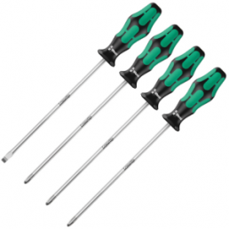 Screwdriver kit, different sizes, Phillips/Pozidriv/slotted, 5347735002