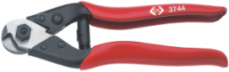Cable/Wire rope cutter, 190 mm, 272 g, cut capacity (4/–/6 mm/–), T3744
