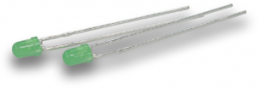 LED, THT, T-1 (3 mm), Ø 2.9 mm, green, 565 nm, 12 to 25 mcd, 40°, L-7104GD-5V