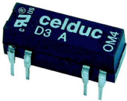 Reed relay, 12 VDC, 10 W, 1 Form A (N/O), 0,5 A