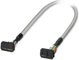 Connecting line, 2 m, IDC/FLK socket connector angled to IDC/FLK socket connector angled, 0.129 mm², AWG 26, 2288930