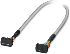 Connecting line, 8 m, IDC/FLK socket connector angled to IDC/FLK socket connector angled, 0.129 mm², AWG 26, 2299563