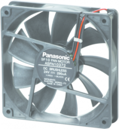 DC axial fan, 24 V, 120 x 120 x 25.5 mm, 99 m³/h, 35 dB, ball bearing, Panasonic, ASFP12372