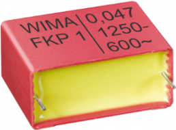 FKP film capacitor, 1 nF, ±10 %, 1.6 kV (DC), PP, 15 mm, FKP1T011004C00KSSD