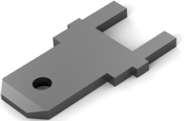 Faston plug, 4.75 x 0.81 mm, L 12.37 mm, uninsulated, straight, 1217057-1