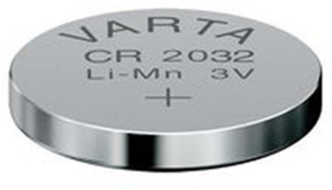 Lithium-button cell, CR2032, 3 V, 230 mAh