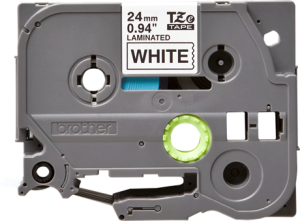 Labelling tape cartridge, 24 mm, tape white, font black, 8 m, TZE-251