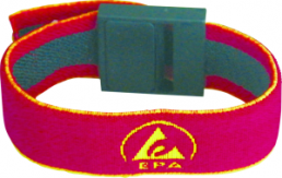Wrist strap, red, adjustable with DK 4.0