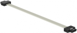 Connecting line, 200 mm, socket straight to socket straight, 0.129 mm², AWG 26, 839017