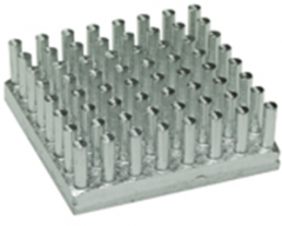 Pin heatsink, 29 x 29 x 10 mm, 5.7 to 2.5 K/W, natural aluminum