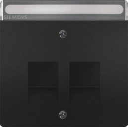 Cover plate for Modular jacks, anthracite, 5TG1343-0AC