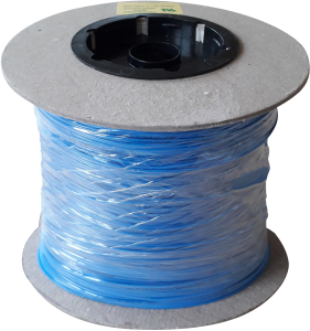 PVC-switching strand, UL-Style 1007/1569, 0.14 mm², AWG 26, blue, outer Ø 1.3 mm