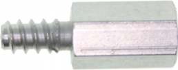 Hexagonal spacer bolt, External/Internal Thread, M3, 10 mm, steel