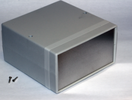 ABS device enclosure, (L x W x H) 160 x 160 x 86 mm, light gray (RAL 7035), IP54, 1598ESGY