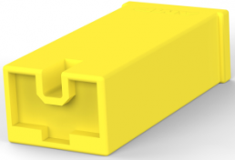Insulating grommet for 6.35 mm, 1 pole, nylon, UL 94V-0, yellow, 179970-4