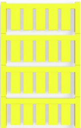 Polyamide Device marker, (L x W) 20 x 9 mm, yellow, Sheet with 200 pcs
