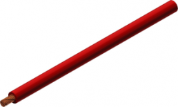 Silicone-Stranded wire, high flexible, halogen free, SiliStrom, 25 mm², AWG 4, red, outer Ø 11.8 mm