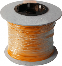 PVC-switching strand, UL-Style 1007/1569, 0.34 mm², AWG 22, orange, outer Ø 1.65 mm