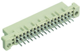 Female connector, type 2B, 32 pole, a-b, pitch 2.54 mm, solder pin, straight, 09222326421