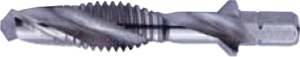 Tapping tool, bit, 36 mm, M3, spiral length 2.5 mm, DIN 3126, 05901