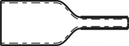 Heatshrink tubing, 4:1, (32/8 mm), polyolefine, cross-linked, black