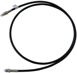 Coaxial Cable, FME jack (straight) to FME jack (straight), 50 Ω, RG-58C/U, grommet black, 1 m, 100009396