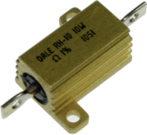 Wirewound resistor, 20 mΩ, 25 W, ±1 %