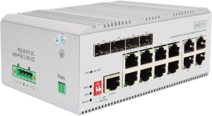 Ethernet switch, managed, 8 ports, 1 Gbit/s, 12-55 VDC, DN-651145