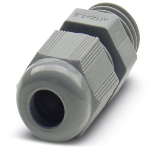 Cable gland, M12, 15 mm, Clamping range 3 to 6.5 mm, IP68, silver gray, 1411123