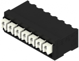 PCB terminal, 7 pole, pitch 3.5 mm, AWG 28-14, 12 A, spring-clamp connection, black, 1871020000