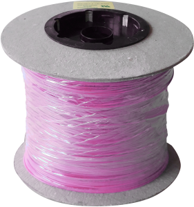 PVC-switching strand, UL-Style 1007/1569, 0.34 mm², AWG 22, pink, outer Ø 1.65 mm