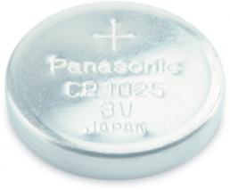 Lithium-button cell, CR1025, 3 V, 32 mAh