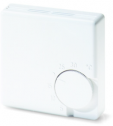 Room temperature controller, 230 VAC, 5 to 30 °C, white, 101110151102