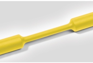 Heatshrink tubing, 2:1, (2.4/1.2 mm), polyolefine, cross-linked, yellow