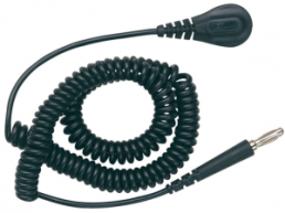Spiral cable, banana connectors/DK4, 1.80m