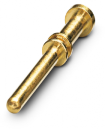 Pin contact, 1.5-4.0 mm², crimp connection, nickel-plated/gold-plated, 1241948