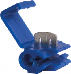 Branch terminal, uninsulated, 1.5-2.5 mm², AWG 18 to 14, blue, 20 mm