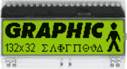 Graphic display EA DOGM132L-5, 132 x 32 pixels, 51 x 15 mm