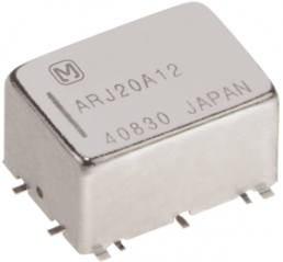 RF relays, 2 Form C (NO/NC), 50 Ω, 8 GHz, 300 mA, 30 V (DC), ARJ2024J