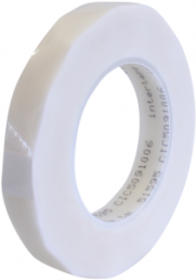 Electronic adhesive tape, 19 x 0.114 mm, polyester, white, 66 m, 51595-19MM