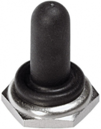 Sealing cap, (W x H) 17 x 23 mm, black, for toggle switch, N35111005