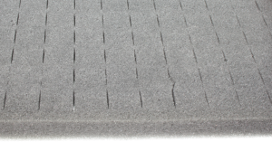 Foam insert, gray, (L x W x D) 273 x 393 x 20 mm, BOXXSER FOAM