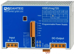 Power supply, programmable, 0 to 60 VDC, 15 A, 720 W, HSEUIREG07201.060