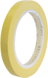 Electronic adhesive tape, 12 x 0.056 mm, polyester, yellow, 66 m, 51587F17 12MM/66M