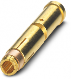 Receptacle, 1.5-4.0 mm², crimp connection, nickel-plated/gold-plated, 1244462