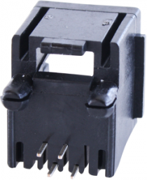 Socket, RJ11/RJ14, 4 pole, 6P4C, Cat 3, solder connection, PCB mounting, 5520258-2