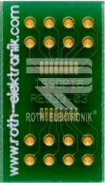 TSSOP multi-adapter board, RE933-03, 13.5 x 23.5 mm, 16 pins, 0.65 mm pitch